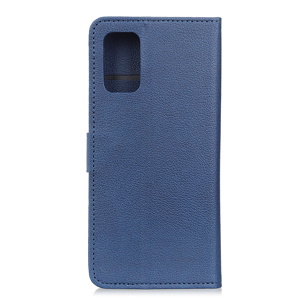 Litchi Texture Stylish Leather Phone Case for Samsung Galaxy S20 FE/S20 Fan Edition/S20 FE 5G/S20 Fan Edition 5G/S20 Lite - Blue