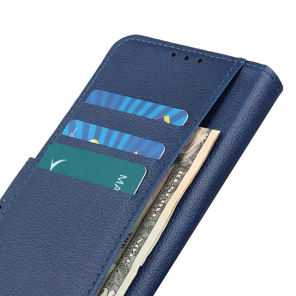 Litchi Texture Stylish Leather Phone Case for Samsung Galaxy S20 FE/S20 Fan Edition/S20 FE 5G/S20 Fan Edition 5G/S20 Lite - Blue