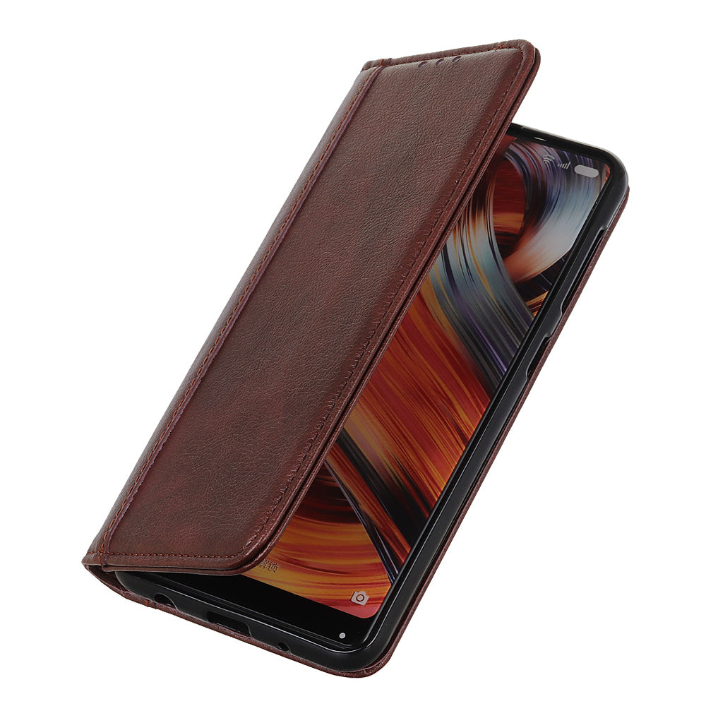 Auto-absorbed Litchi Skin Split Leather Cover for Samsung Galaxy S20 FE/S20 Fan Edition/S20 FE 5G/S20 Fan Edition 5G/S20 Lite/ S20 Fan Edition - Brown