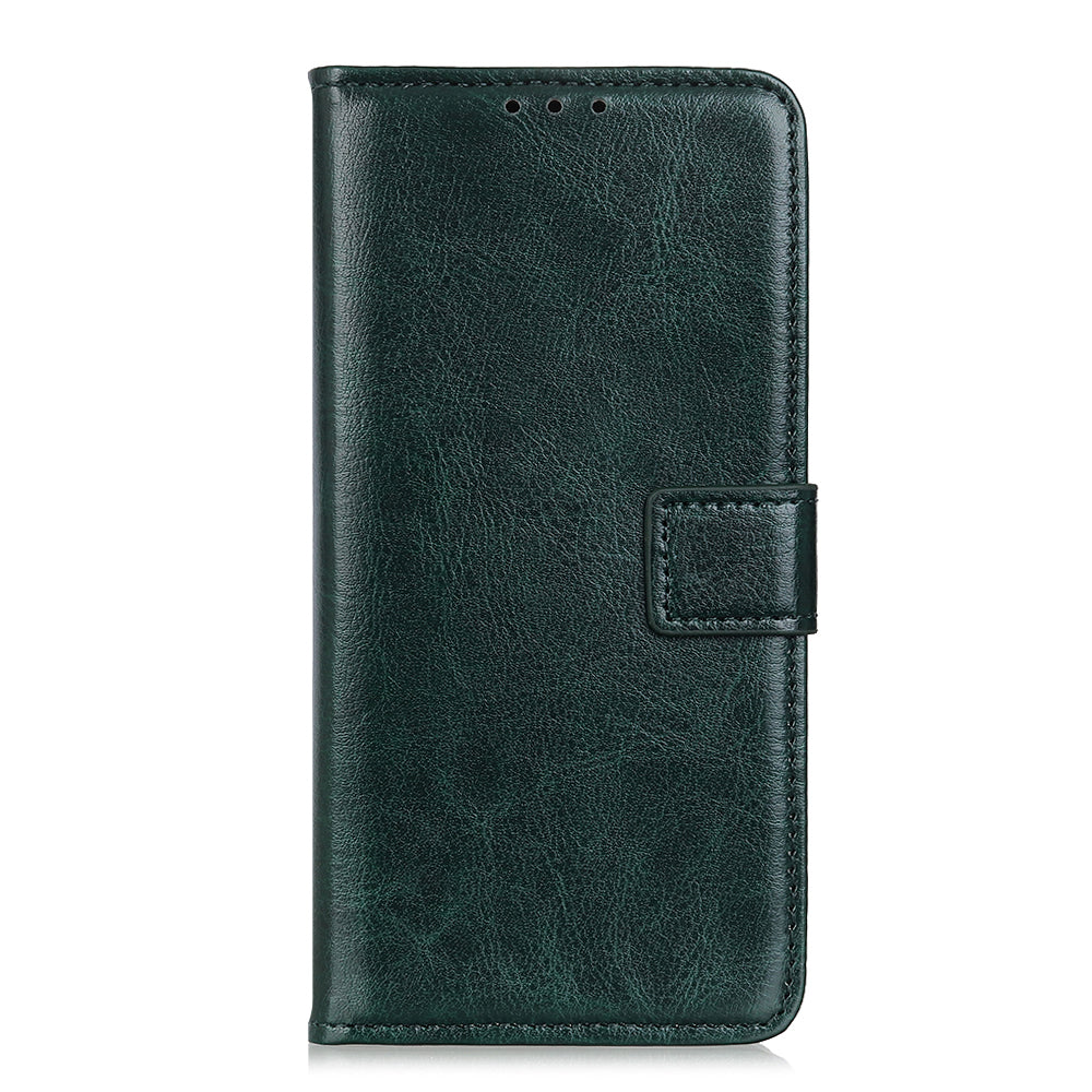 Crazy Horse Surface Leather with Wallet Case for Samsung Galaxy S20 FE/S20 Fan Edition/S20 FE 5G/S20 Fan Edition 5G - Green