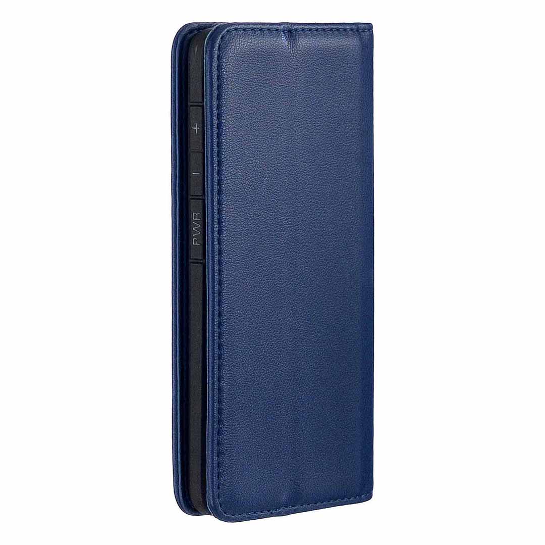 Detachable 2-in-1 Genuine Leather Wallet Stand Case for Samsung Galaxy S20 Ultra - Blue