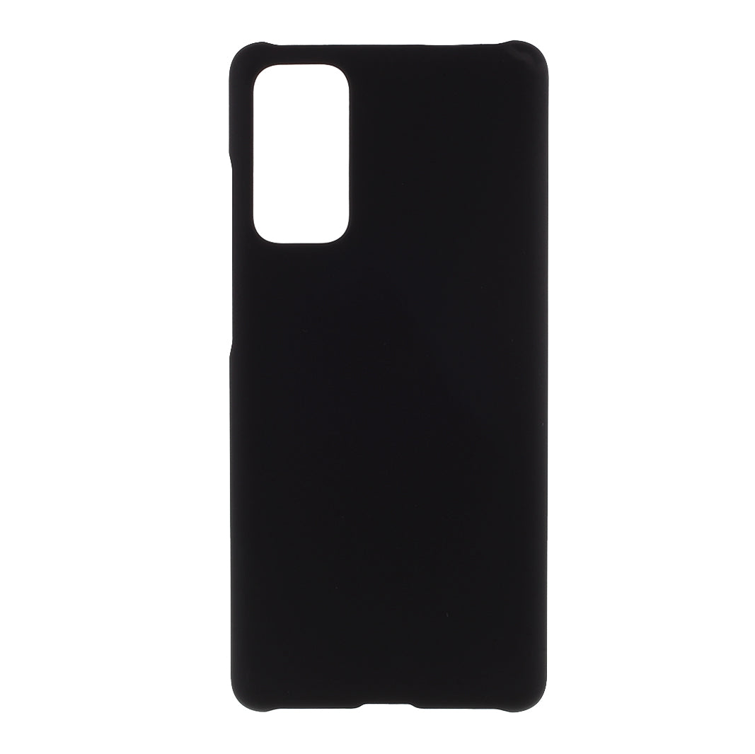 Rubberized Hard Shell PC Case for Samsung Galaxy S20 FE 4G/5G/S20 Lite/S20 FE 2022 - Black