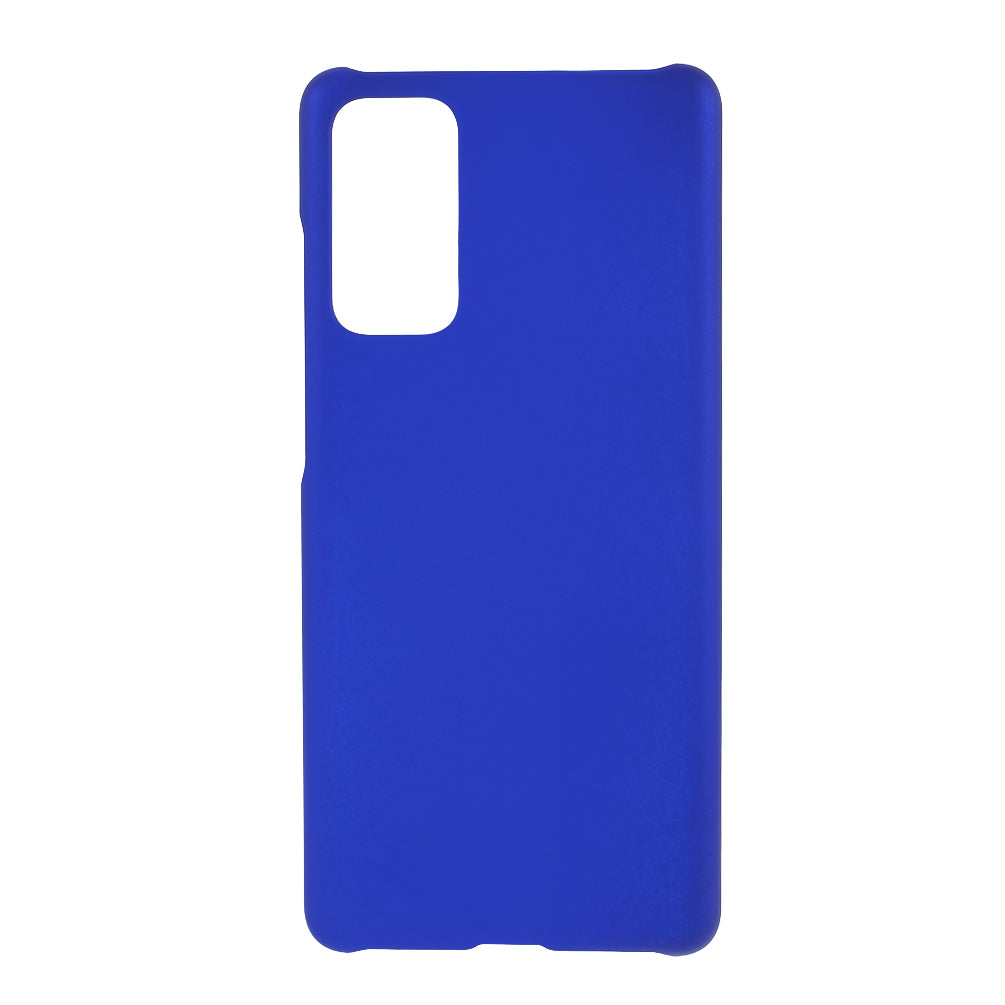 Rubberized Hard Shell PC Case for Samsung Galaxy S20 FE 4G/5G/S20 Lite/S20 FE 2022 - Blue