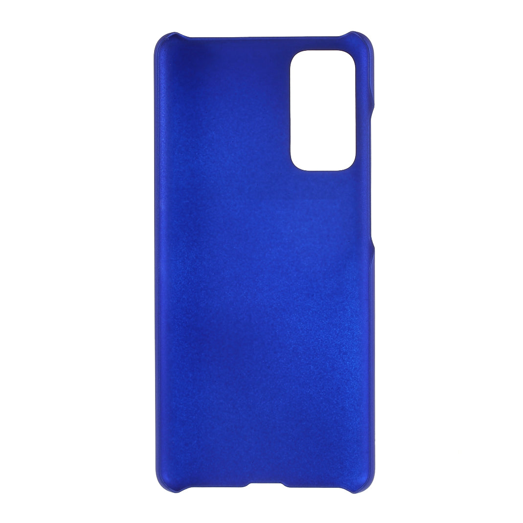 Rubberized Hard Shell PC Case for Samsung Galaxy S20 FE 4G/5G/S20 Lite/S20 FE 2022 - Blue