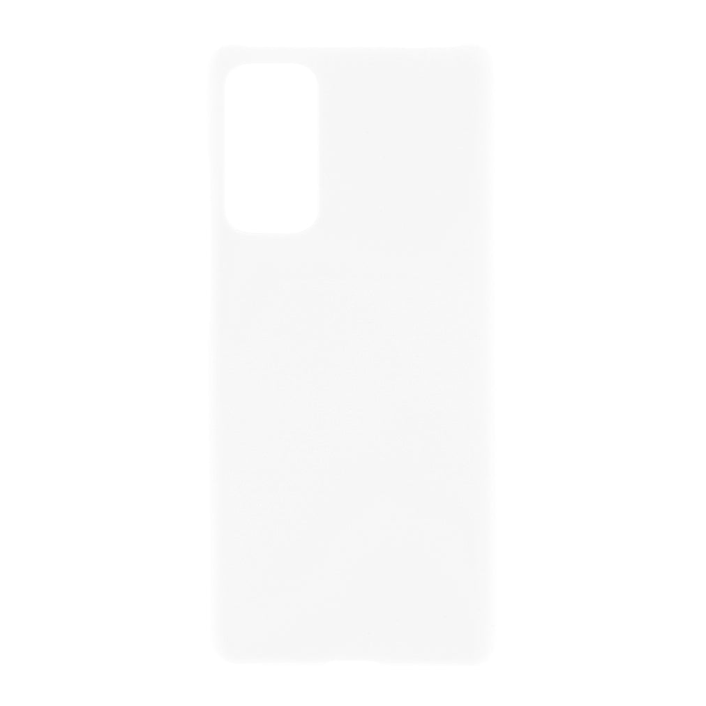 Rubberized Hard Shell PC Case for Samsung Galaxy S20 FE 4G/5G/S20 Lite/S20 FE 2022 - White