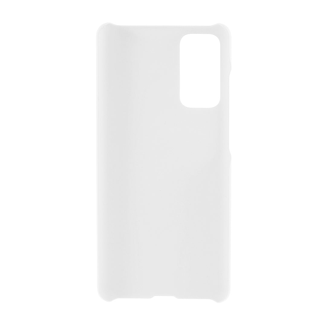 Rubberized Hard Shell PC Case for Samsung Galaxy S20 FE 4G/5G/S20 Lite/S20 FE 2022 - White