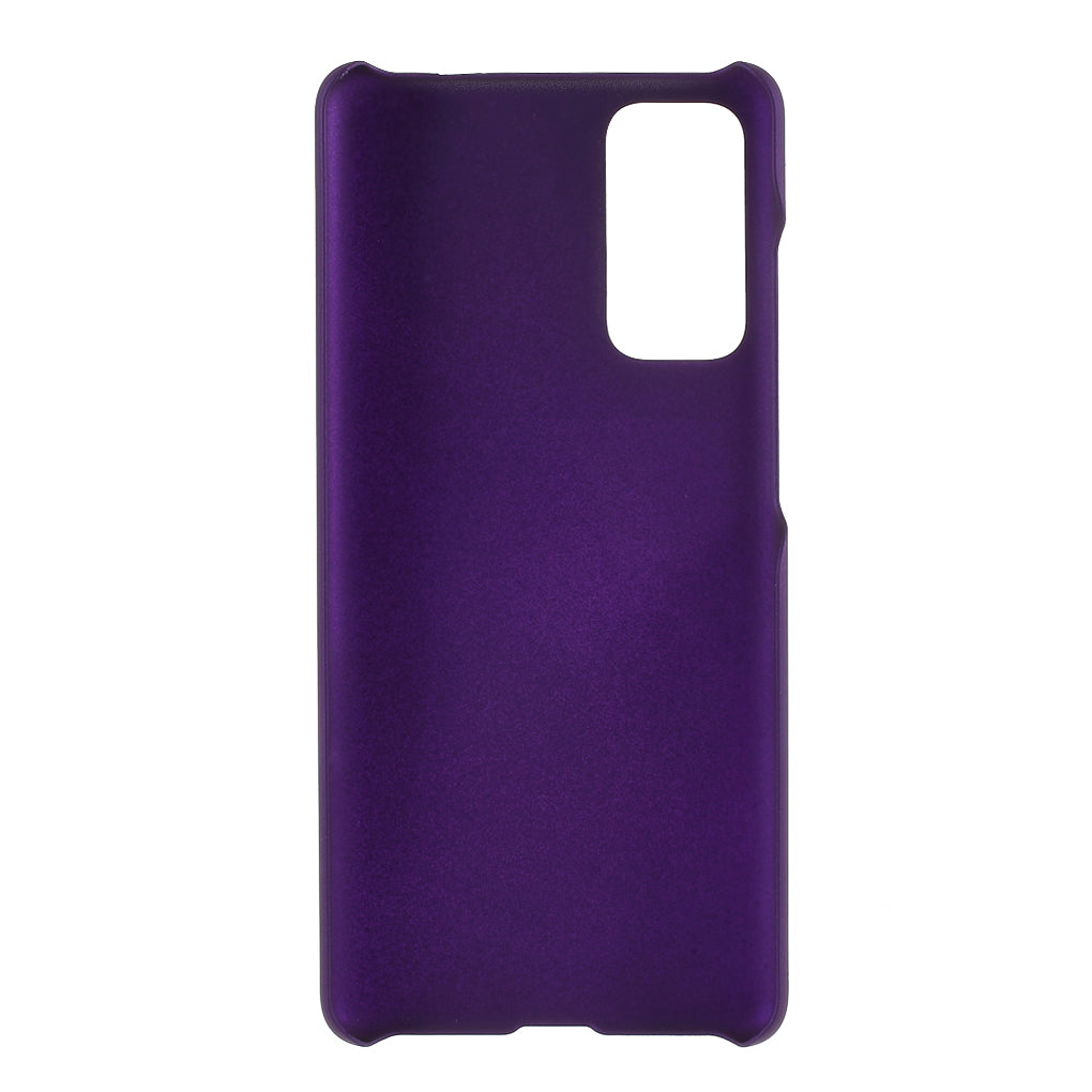 Rubberized Hard Shell PC Case for Samsung Galaxy S20 FE 4G/5G/S20 Lite/S20 FE 2022 - Purple