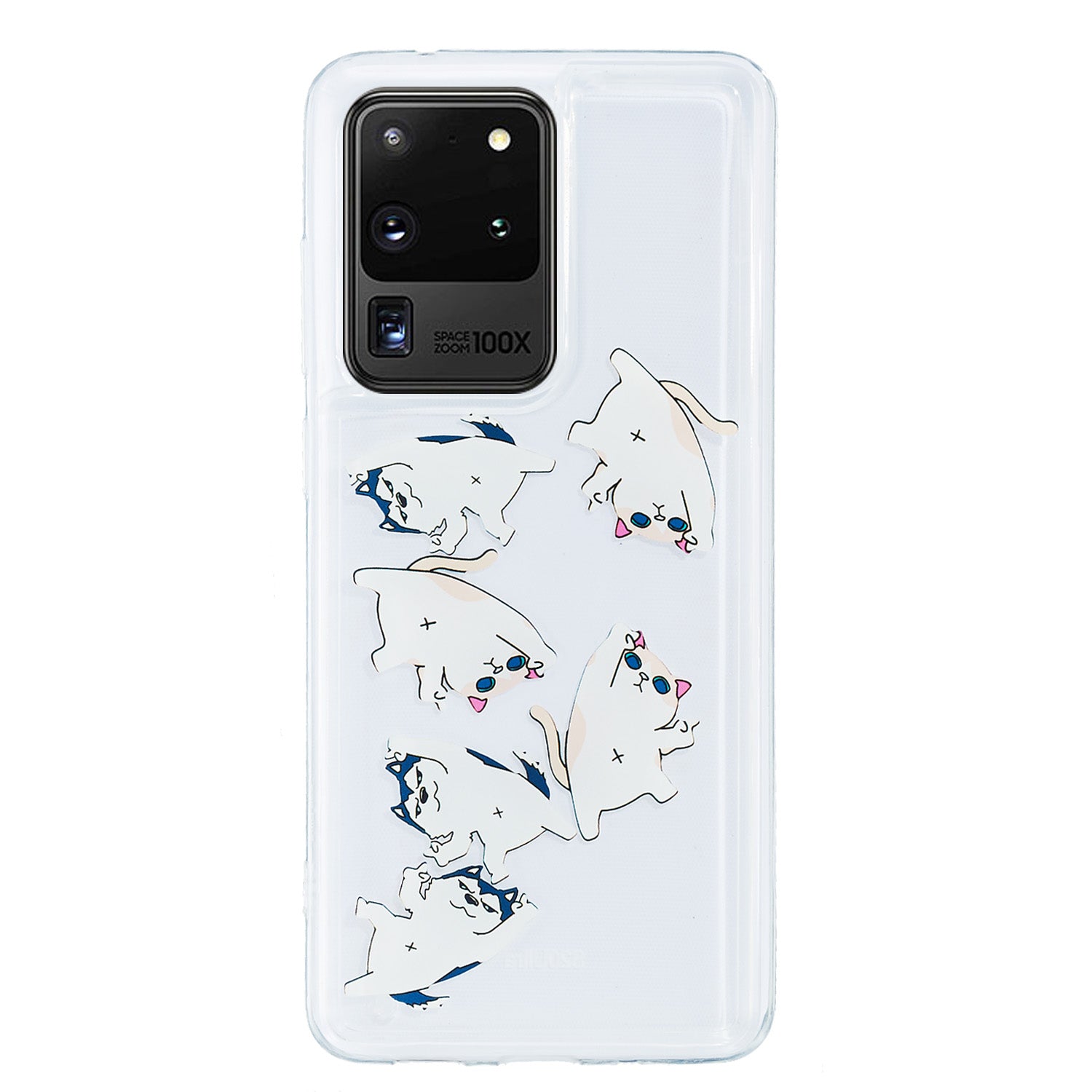 Quicksand Printing Skin TPU Unique Cover for Samsung Galaxy S20 Ultra - Cats