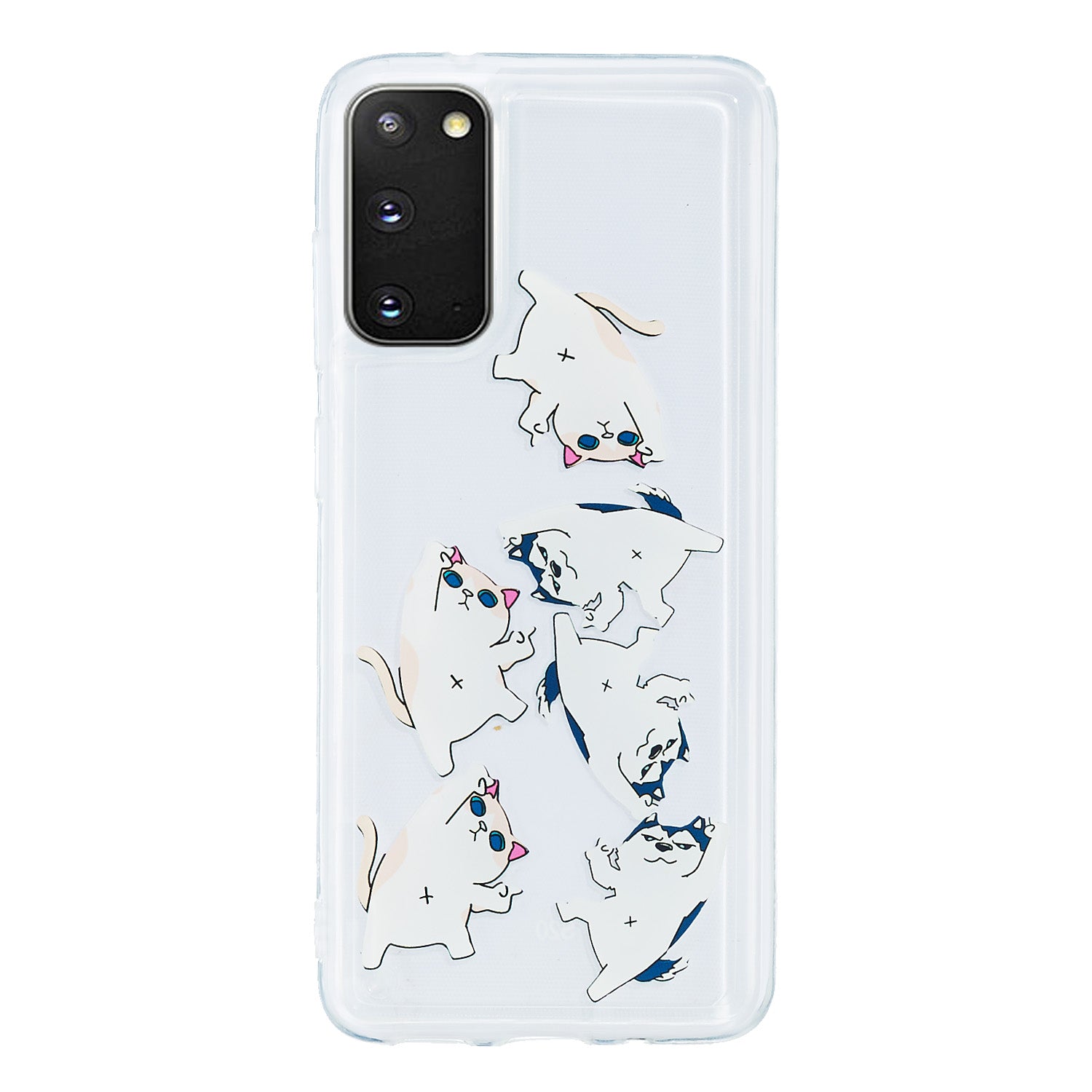 Quicksand Printing Skin TPU Special Cover for Samsung Galaxy S20 4G/S20 5G - Cats