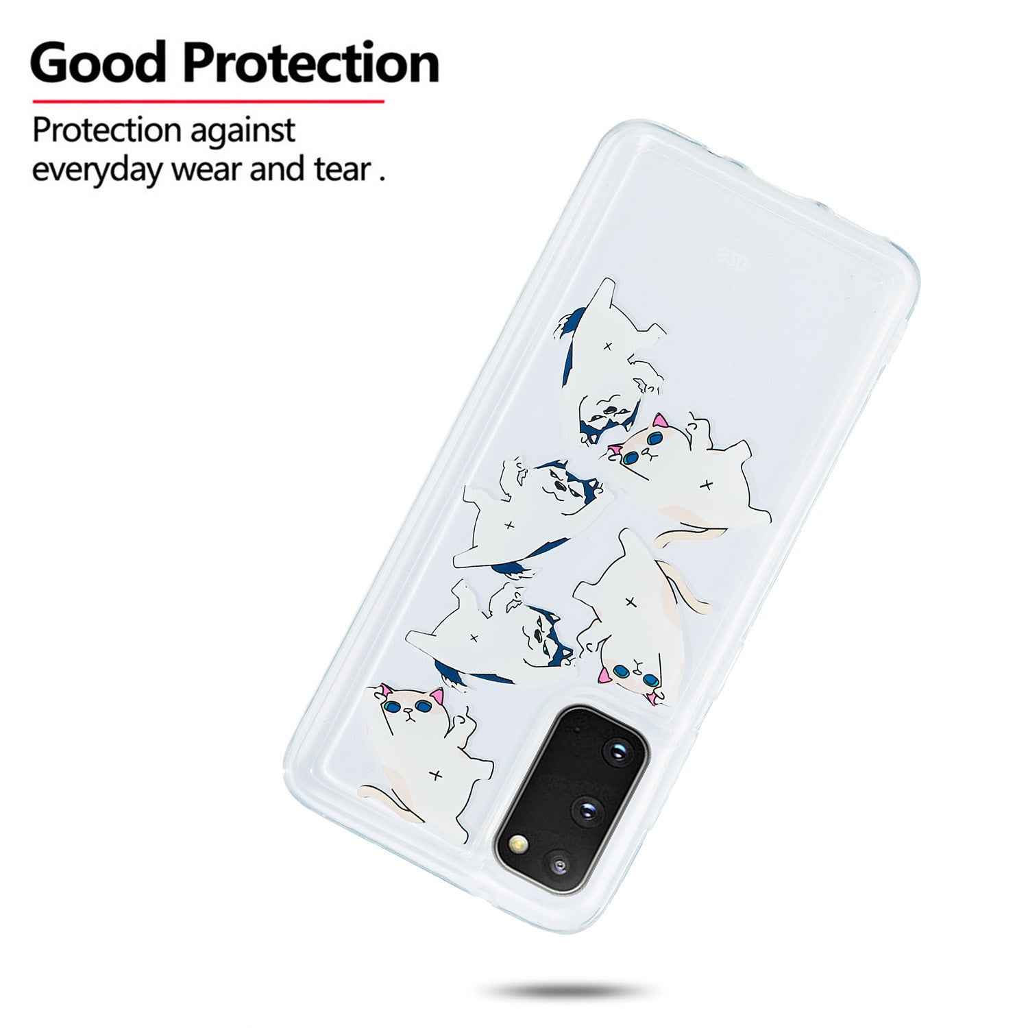 Quicksand Printing Skin TPU Special Cover for Samsung Galaxy S20 4G/S20 5G - Cats