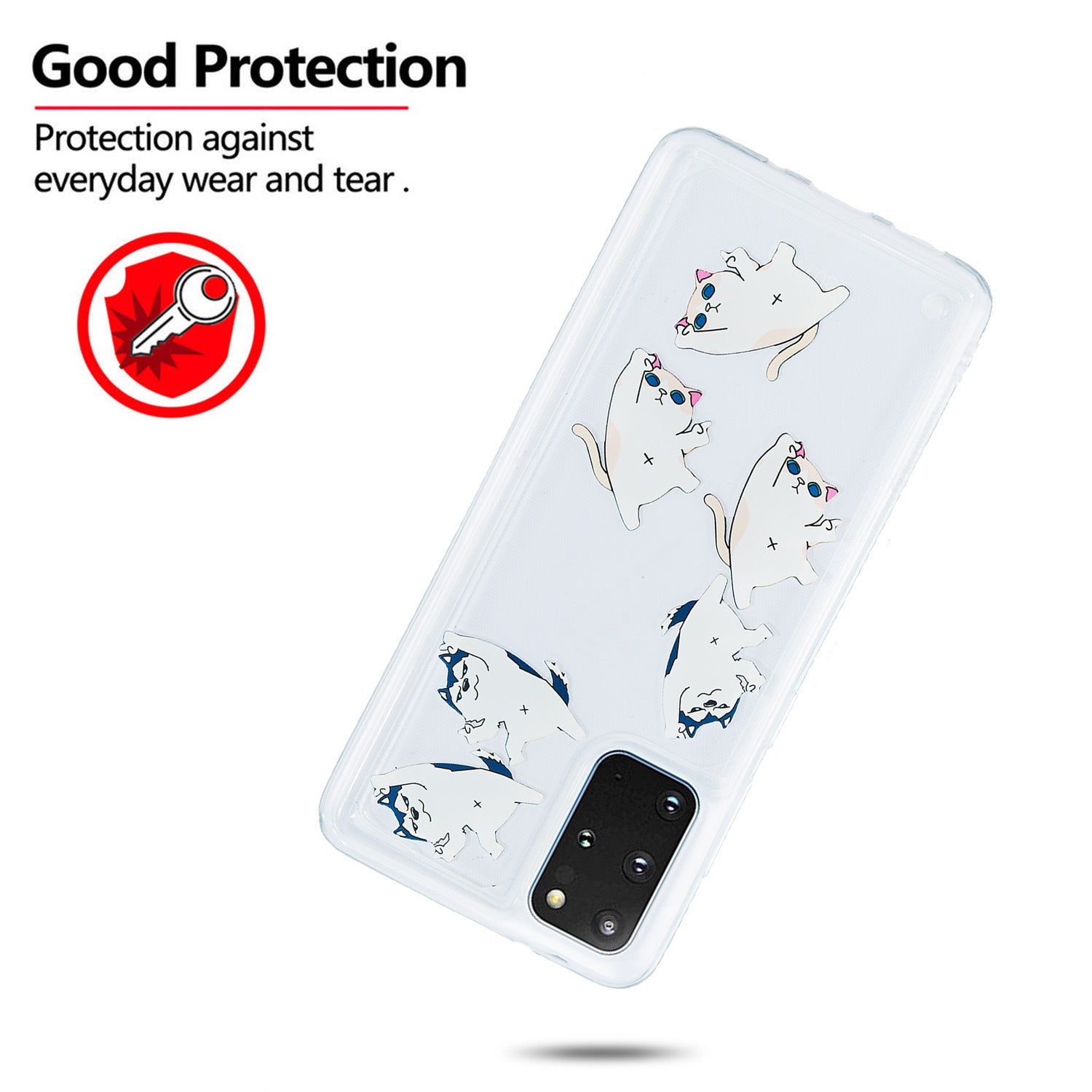 Liquid Floating Pattern TPU Back Shell for Samsung Galaxy S20 Plus - Animal