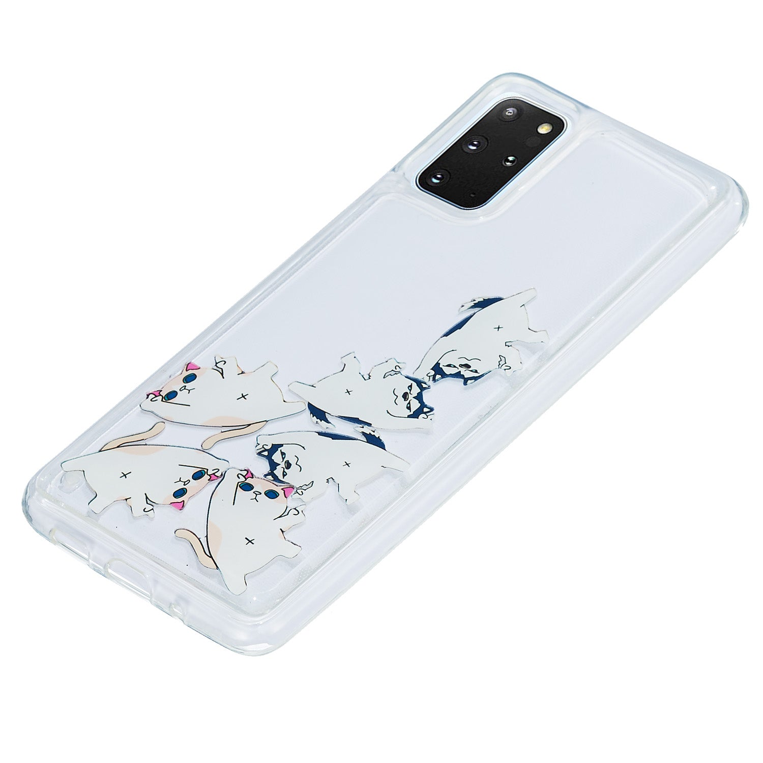 Liquid Floating Pattern TPU Back Shell for Samsung Galaxy S20 Plus - Animal