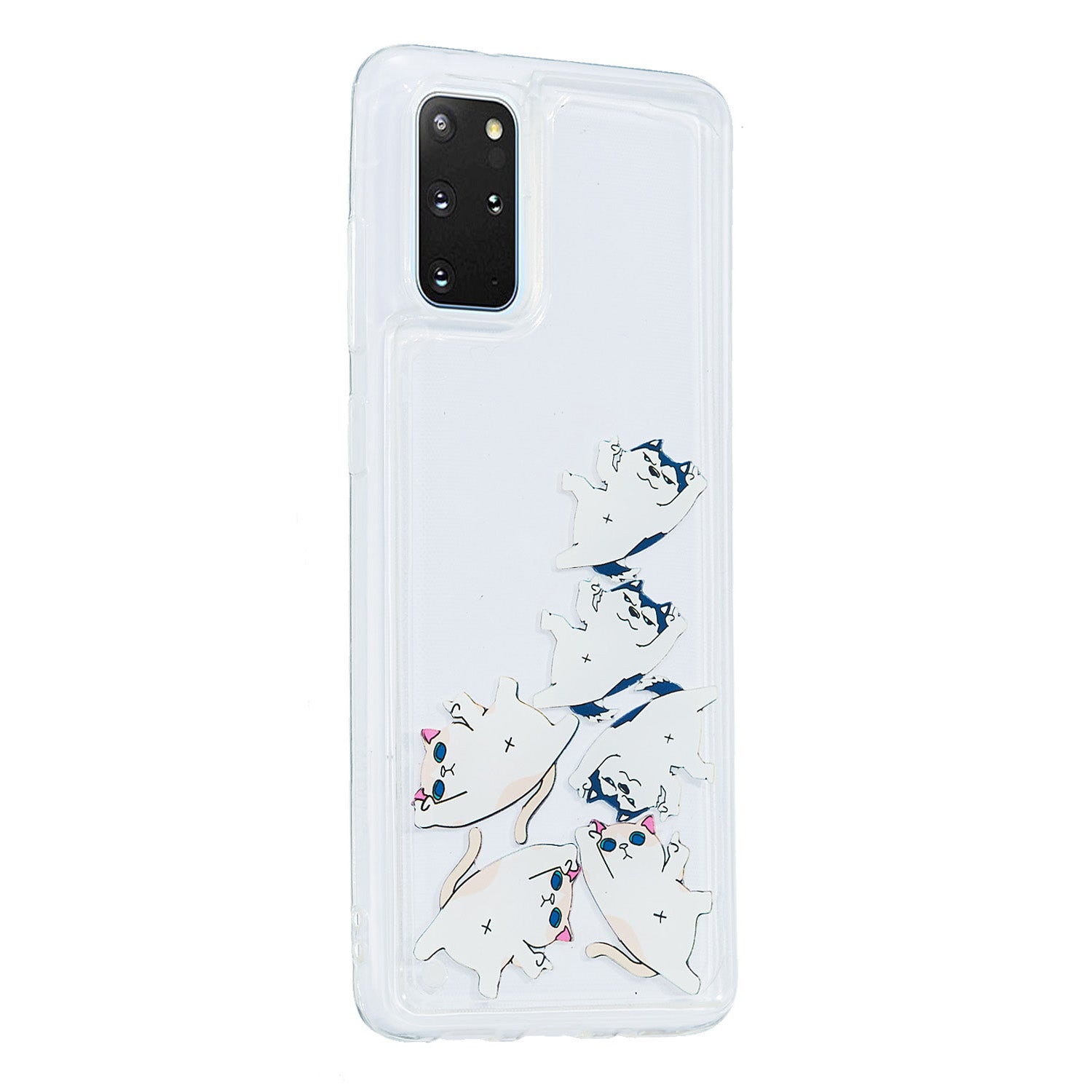 Liquid Floating Pattern TPU Back Shell for Samsung Galaxy S20 Plus - Animal