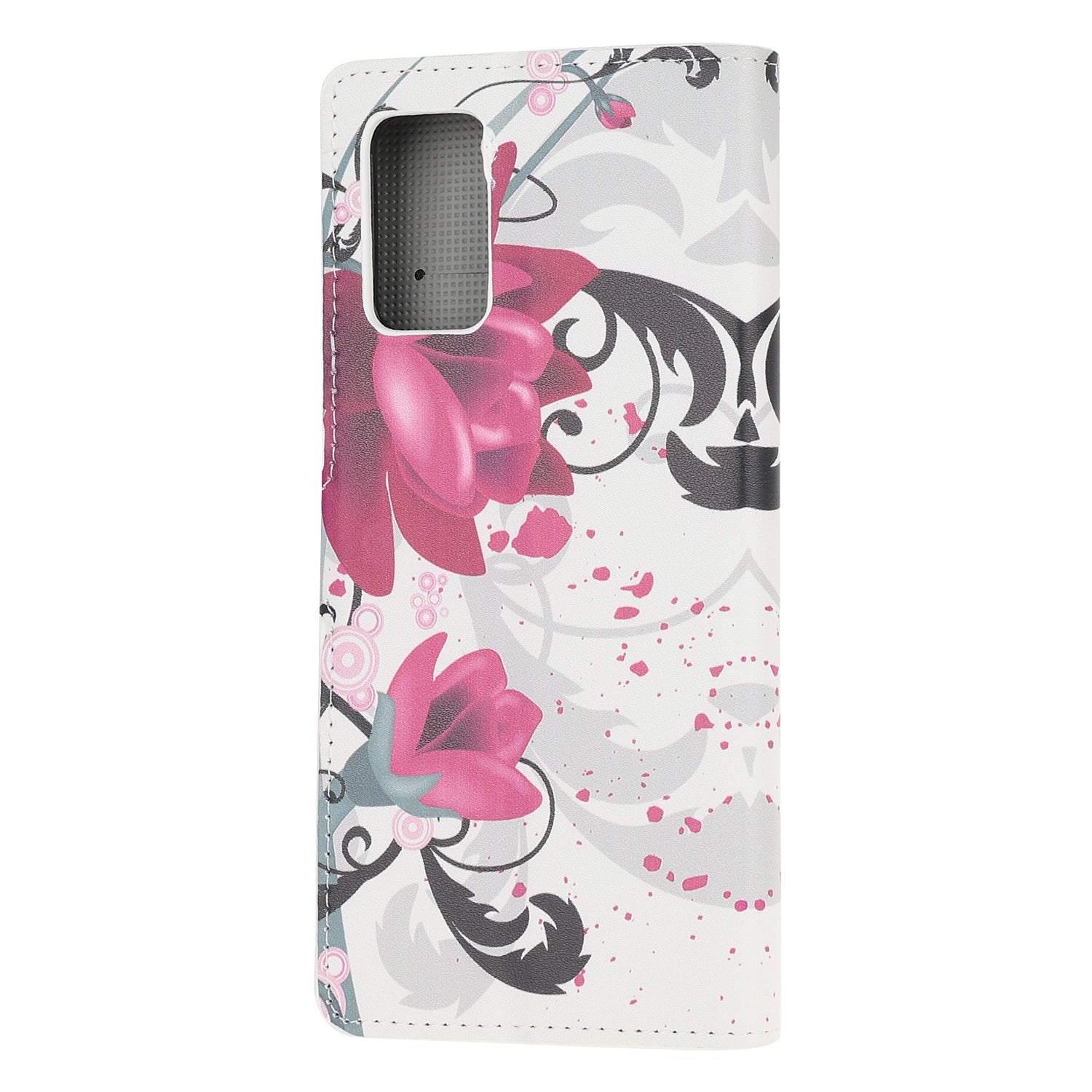 Phone Cover Pattern Printing Wallet Leather Case for Samsung Galaxy S20 Lite/S20 Fan Edition - Kapok