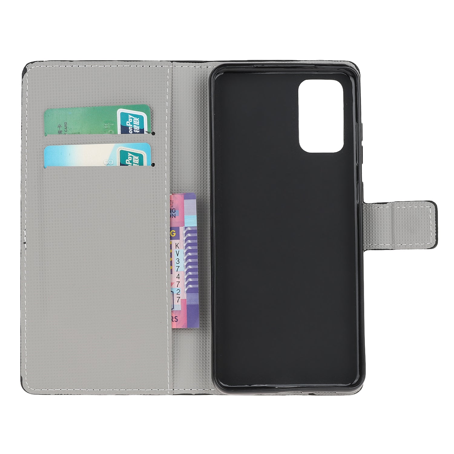 Phone Cover Pattern Printing Wallet Leather Case for Samsung Galaxy S20 Lite/S20 Fan Edition - Tower