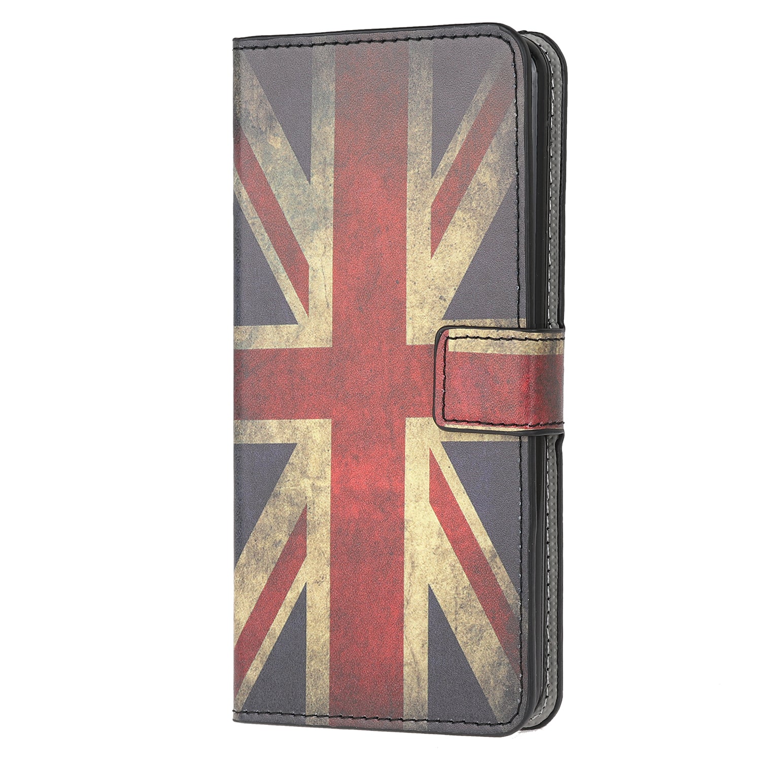 Phone Cover Pattern Printing Wallet Leather Case for Samsung Galaxy S20 Lite/S20 Fan Edition - Retro UK Flag