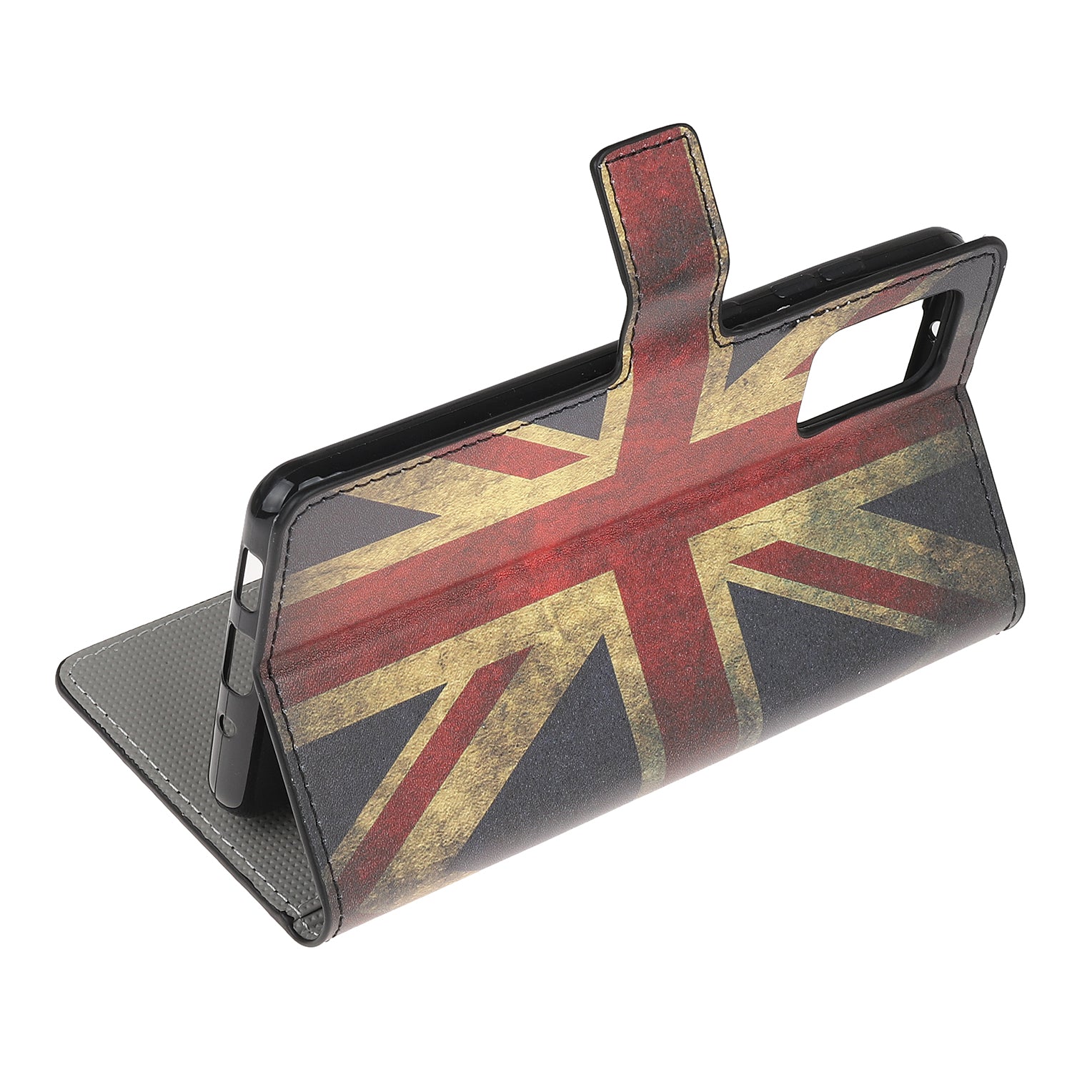 Phone Cover Pattern Printing Wallet Leather Case for Samsung Galaxy S20 Lite/S20 Fan Edition - Retro UK Flag