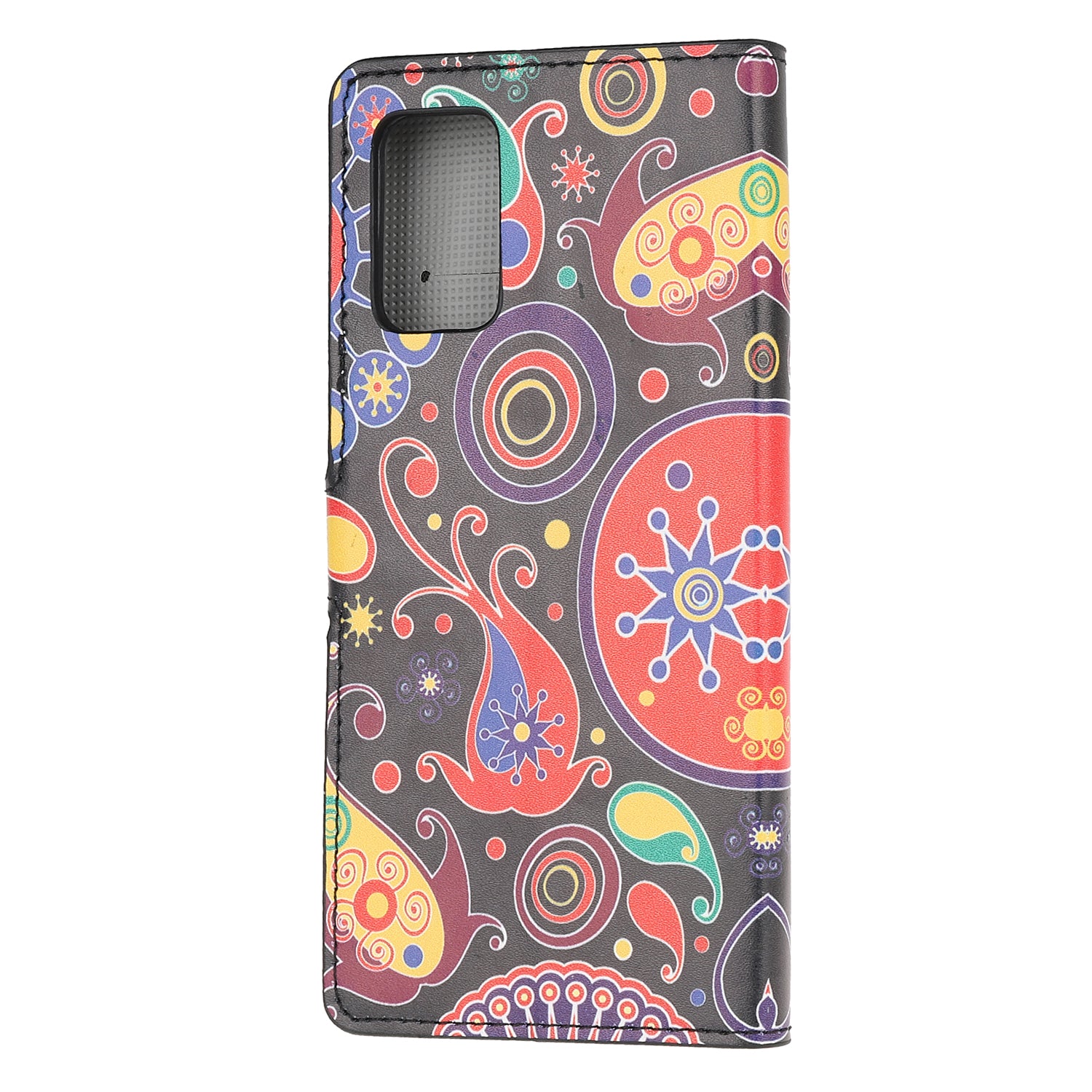 Phone Cover Pattern Printing Wallet Leather Case for Samsung Galaxy S20 Lite/S20 Fan Edition - Paisley Flower