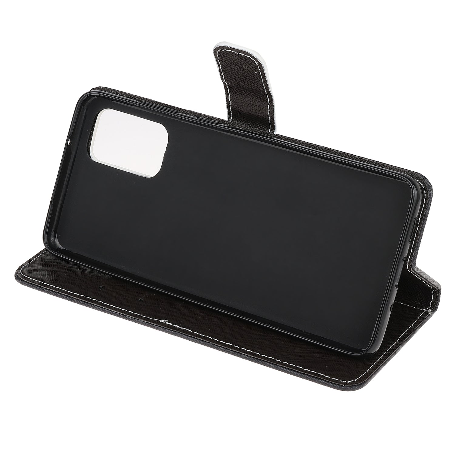 Newly Case Printing Cross Texture Stand Leather Cover for Samsung Galaxy S20 Lite/S20 Fan Edition - Wolf