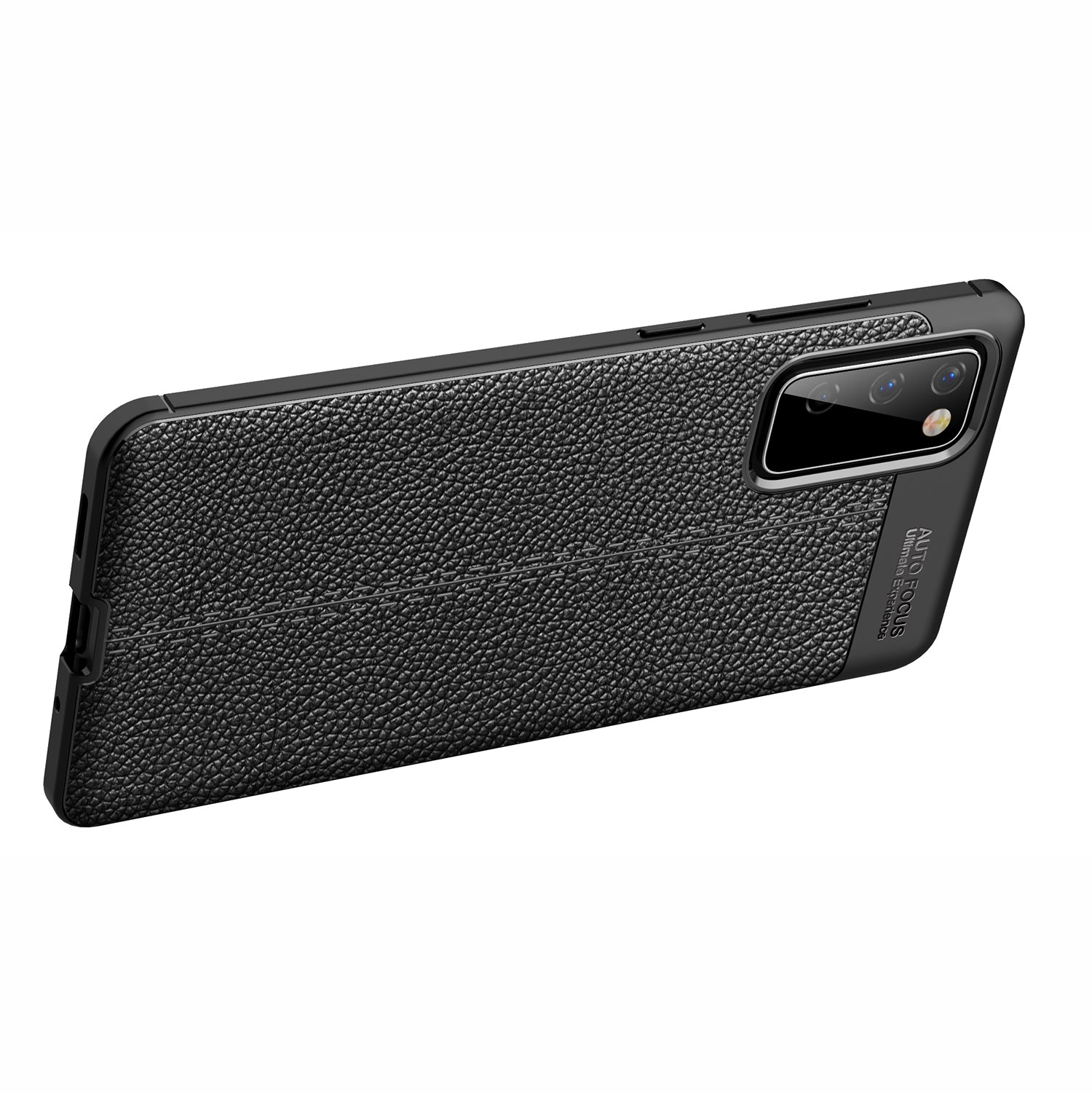 Litchi Texture TPU Case Shell for Samsung Galaxy S20 FE 4G/5G/S20 Lite/S20 FE 2022 - Black