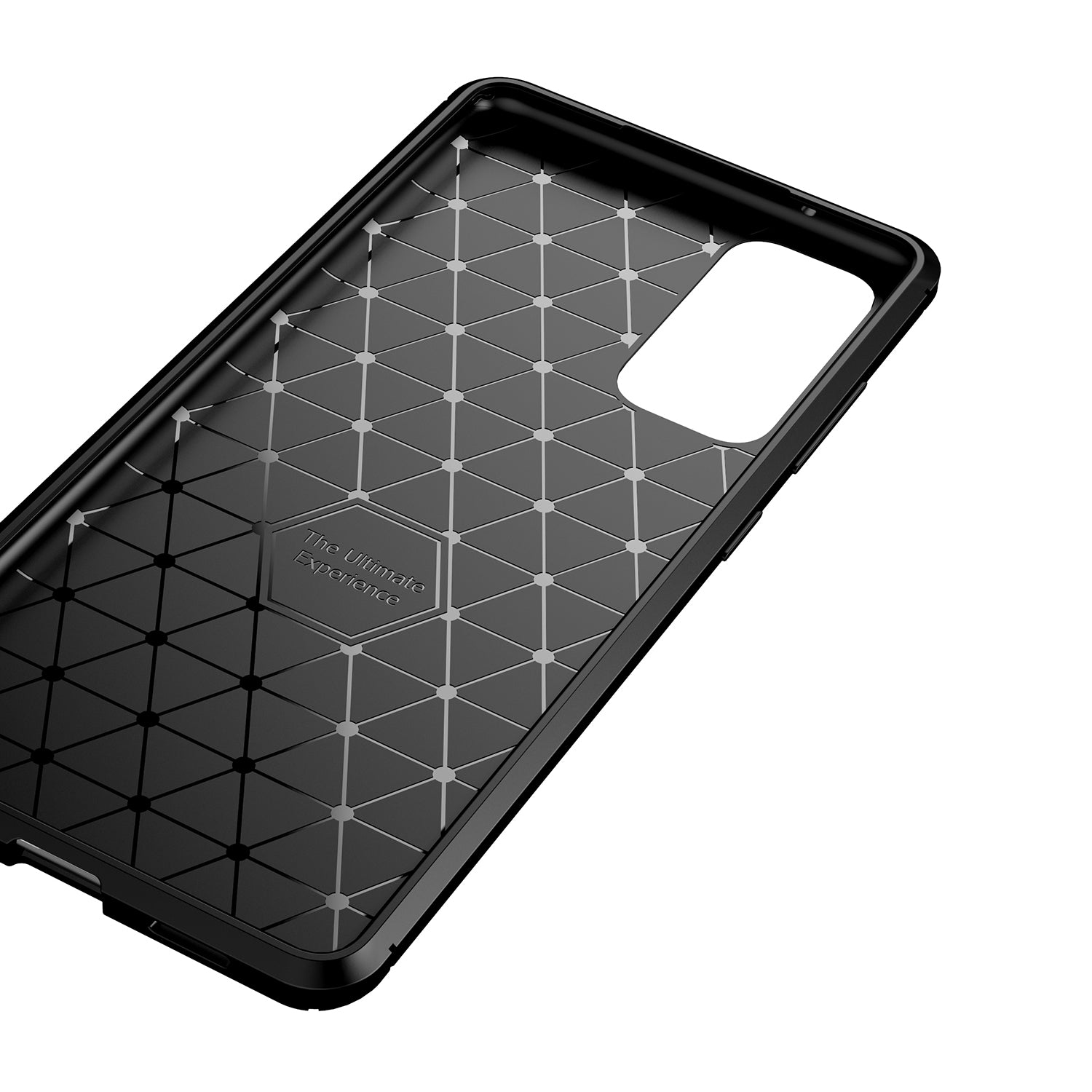 Drop Resistant Carbon Fiber TPU Case for Samsung Galaxy S20 FE 4G/5G/S20 Lite/S20 FE 2022 - Black