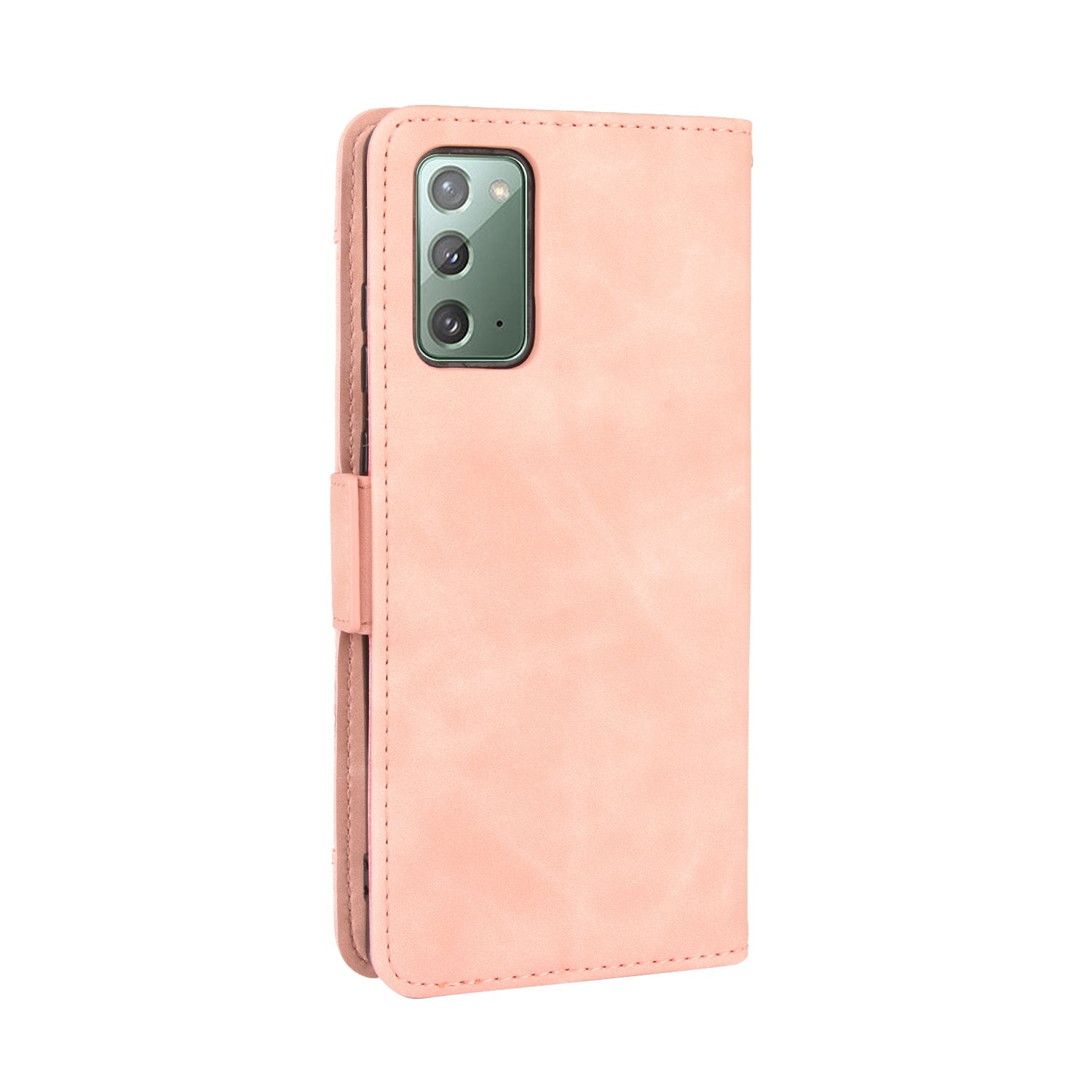 Protector Wallet Leather Stand Case for Samsung Galaxy S20 FE 4G/5G/S20 Lite/S20 FE 2022 Anti-Scratch Surface Leather Shell - Pink