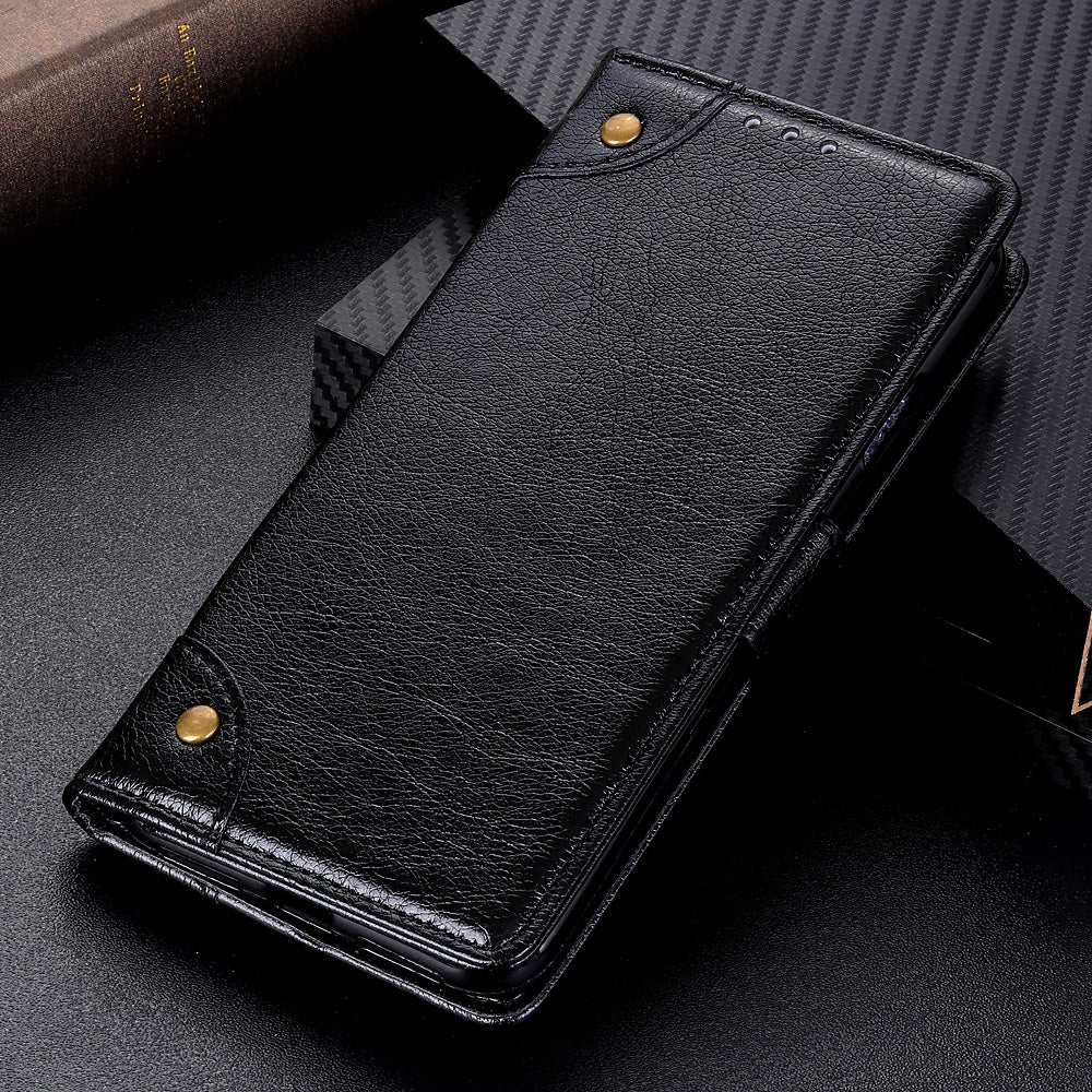 Nappa Texture Leather Wallet Case for Samsung Galaxy S20 FE/S20 Fan Edition/S20 FE 5G/S20 Fan Edition 5G - Black