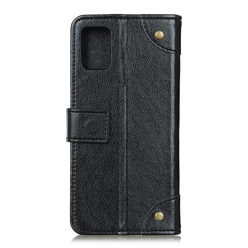 Nappa Texture Leather Wallet Case for Samsung Galaxy S20 FE/S20 Fan Edition/S20 FE 5G/S20 Fan Edition 5G - Black