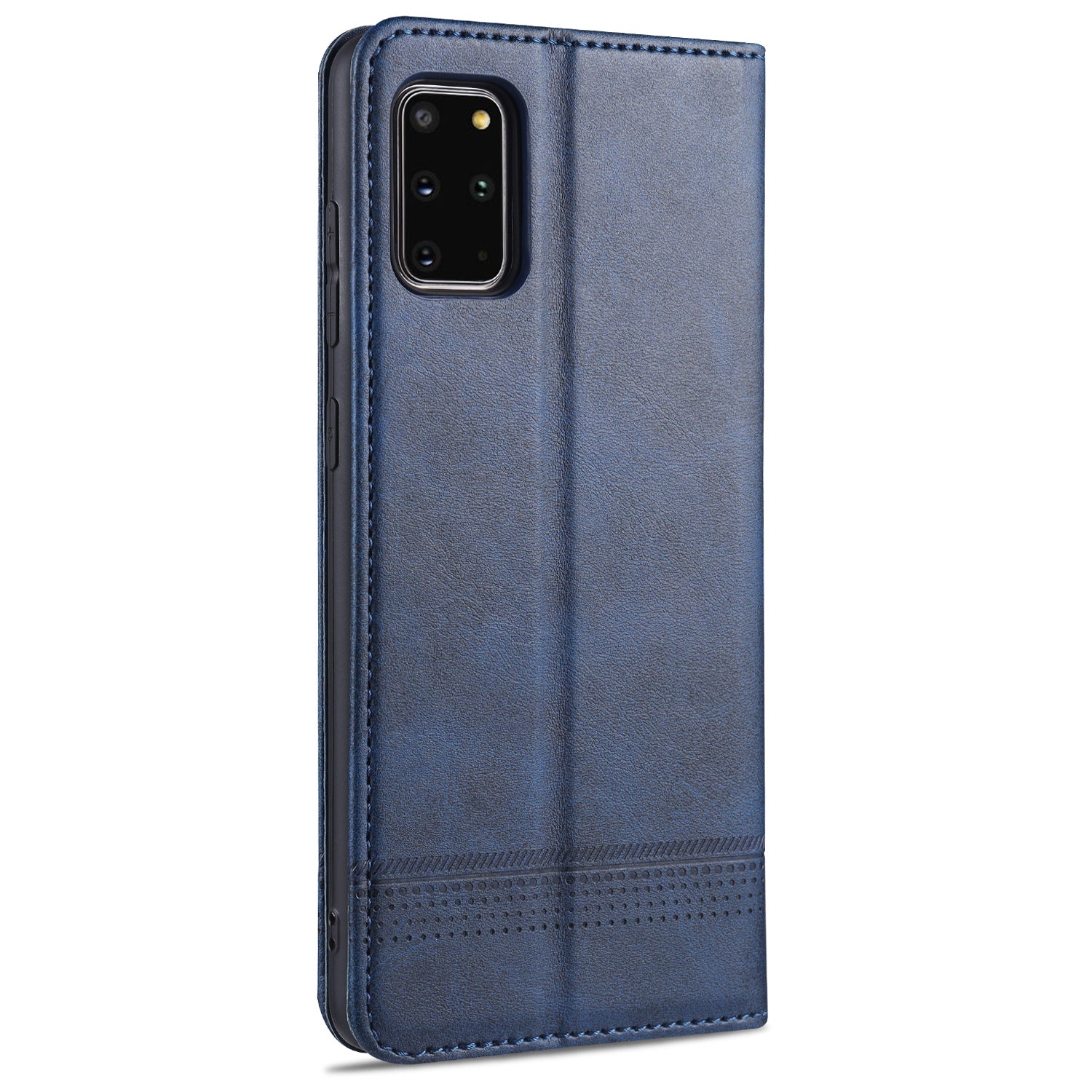 AZNS Leather Auto-absorbed Case for Samsung Galaxy S20 4G/S20 5G - Blue