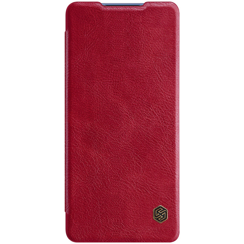 NILLKIN Qin Series Leather Cover for Samsung Galaxy S20 FE/S20 Fan Edition/S20 FE 5G/S20 Fan Edition 5G/S20 Lite - Red