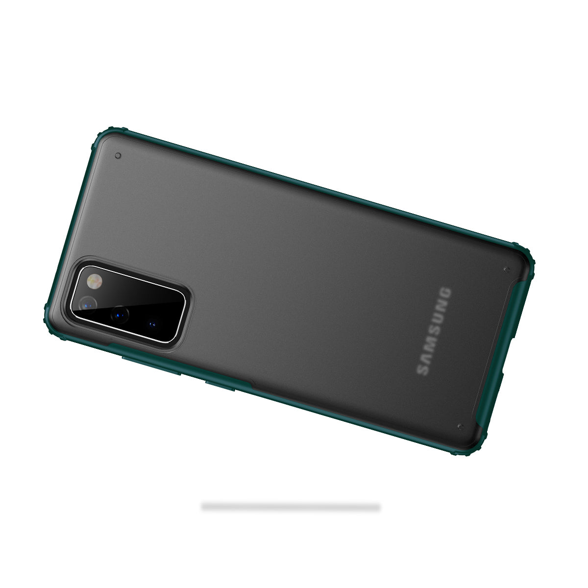 Armor Series Anti-fingerprint Matte Surface TPU + PC Hybrid Shell for Samsung Galaxy S20 FE 4G/5G/S20 Lite/S20 FE 2022 - Green