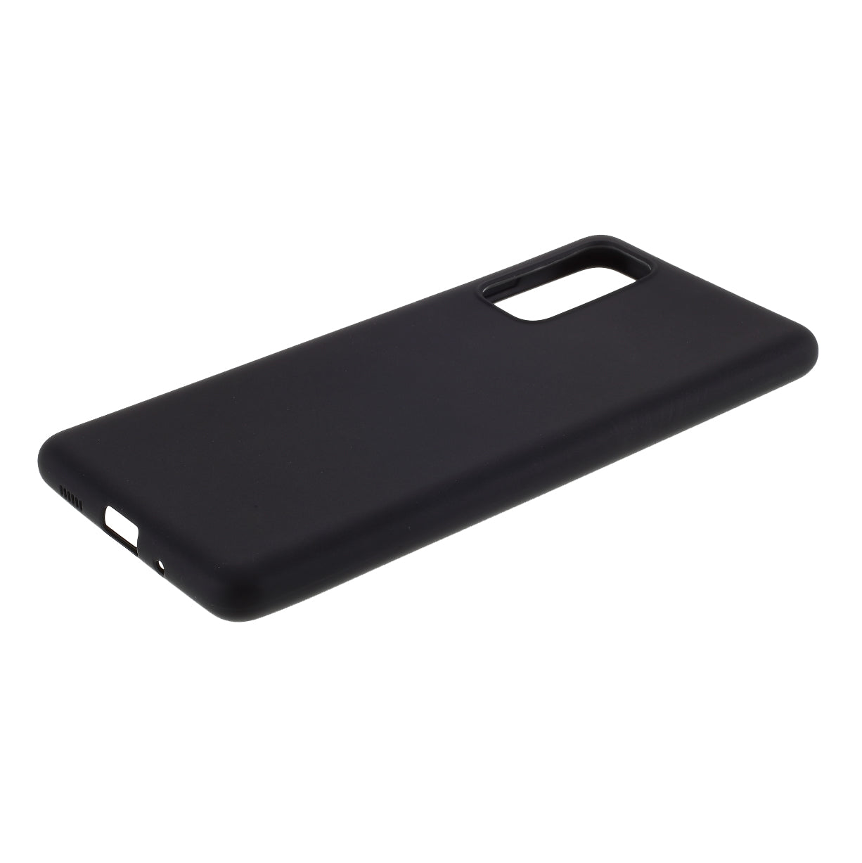 For Samsung Galaxy S20 FE 4G/5G/S20 Lite/S20 FE 2022 Soft TPU Matte Finish Coating Slim Phone Case - Black