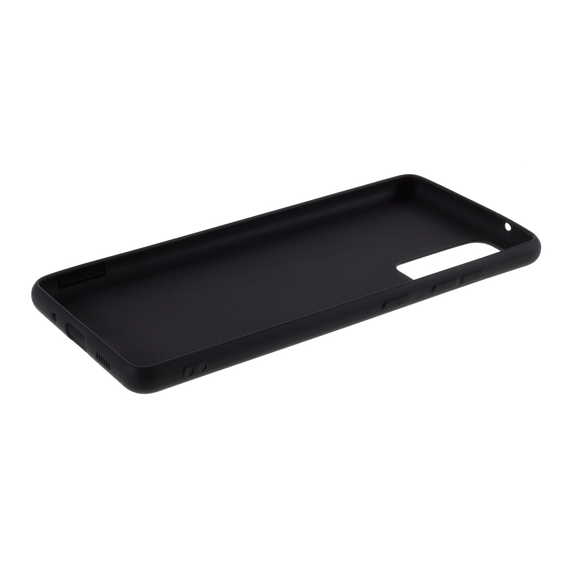 For Samsung Galaxy S20 FE 4G/5G/S20 Lite/S20 FE 2022 Soft TPU Matte Finish Coating Slim Phone Case - Black