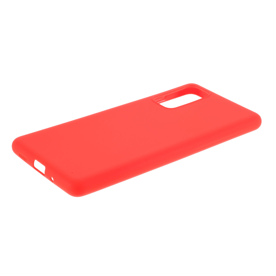 For Samsung Galaxy S20 FE 4G/5G/S20 Lite/S20 FE 2022 Soft TPU Matte Finish Coating Slim Phone Case - Red