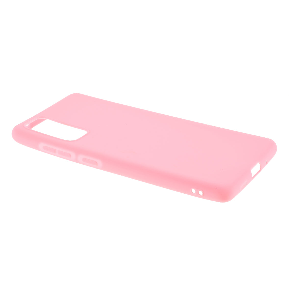 For Samsung Galaxy S20 FE 4G/5G/S20 Lite/S20 FE 2022 Soft TPU Matte Finish Coating Slim Phone Case - Pink