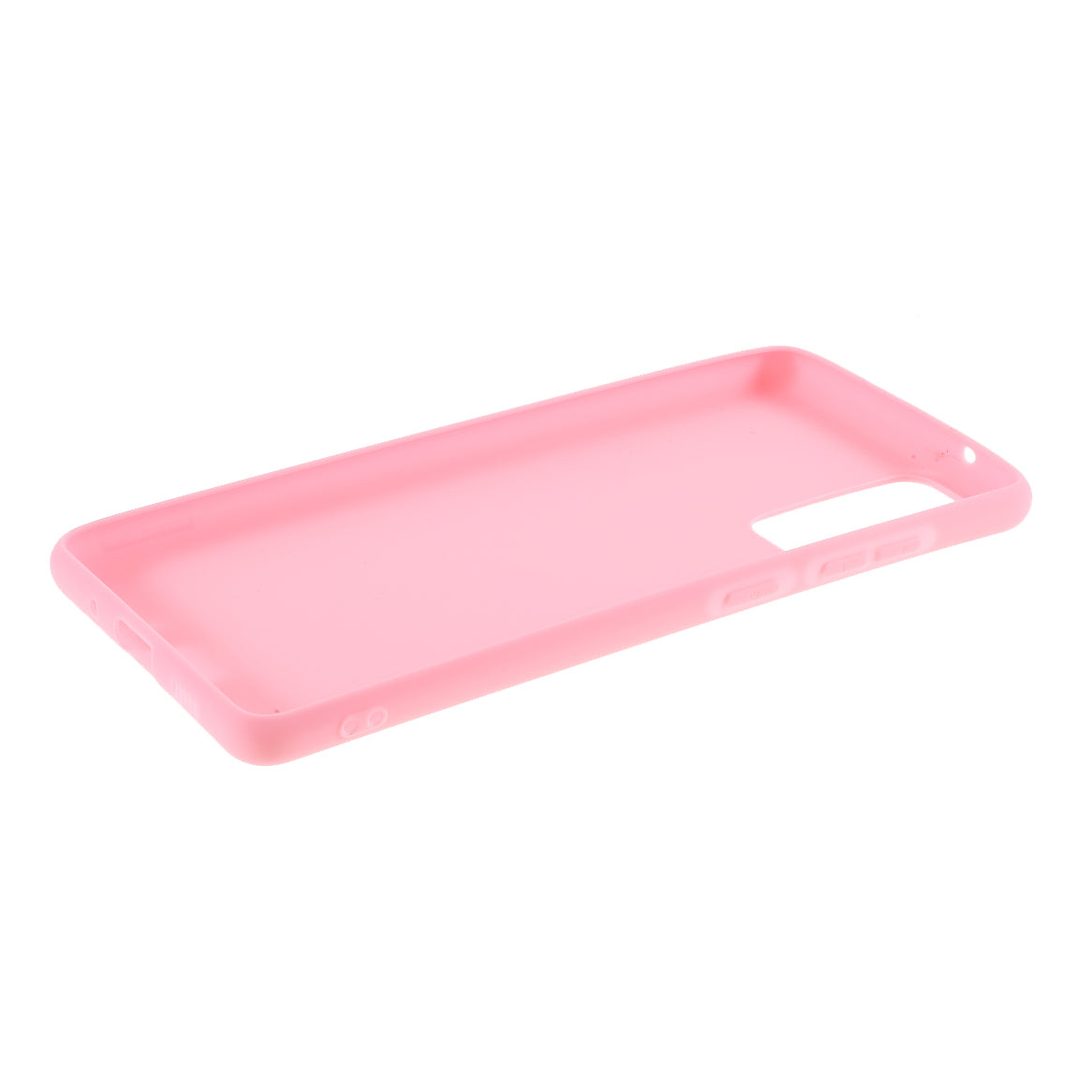 For Samsung Galaxy S20 FE 4G/5G/S20 Lite/S20 FE 2022 Soft TPU Matte Finish Coating Slim Phone Case - Pink