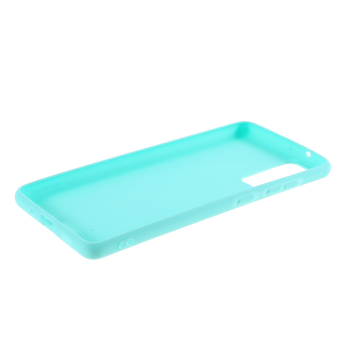 For Samsung Galaxy S20 FE 4G/5G/S20 Lite/S20 FE 2022 Soft TPU Matte Finish Coating Slim Phone Case - Baby Blue