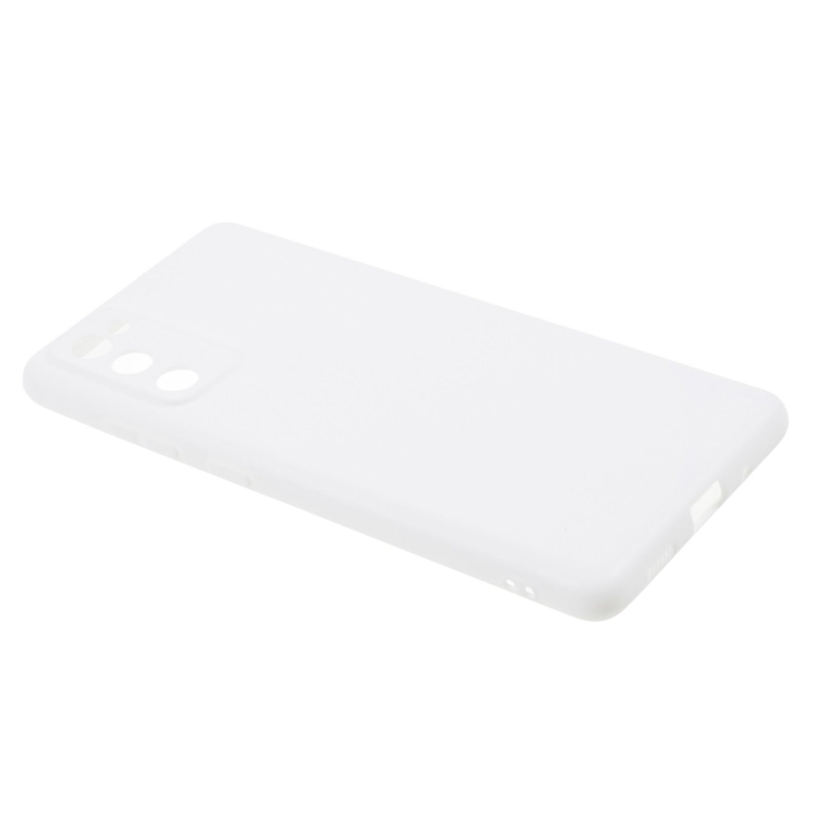 For Samsung Galaxy S20 FE 4G/5G/S20 Lite/S20 FE 2022 Soft TPU Matte Finish Coating Slim Phone Case - White