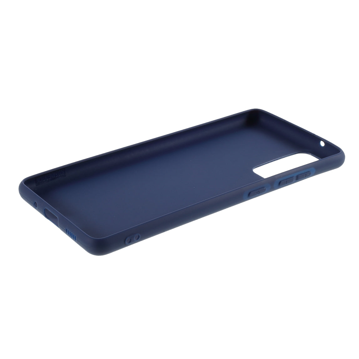 For Samsung Galaxy S20 FE 4G/5G/S20 Lite/S20 FE 2022 Soft TPU Matte Finish Coating Slim Phone Case - Dark Blue