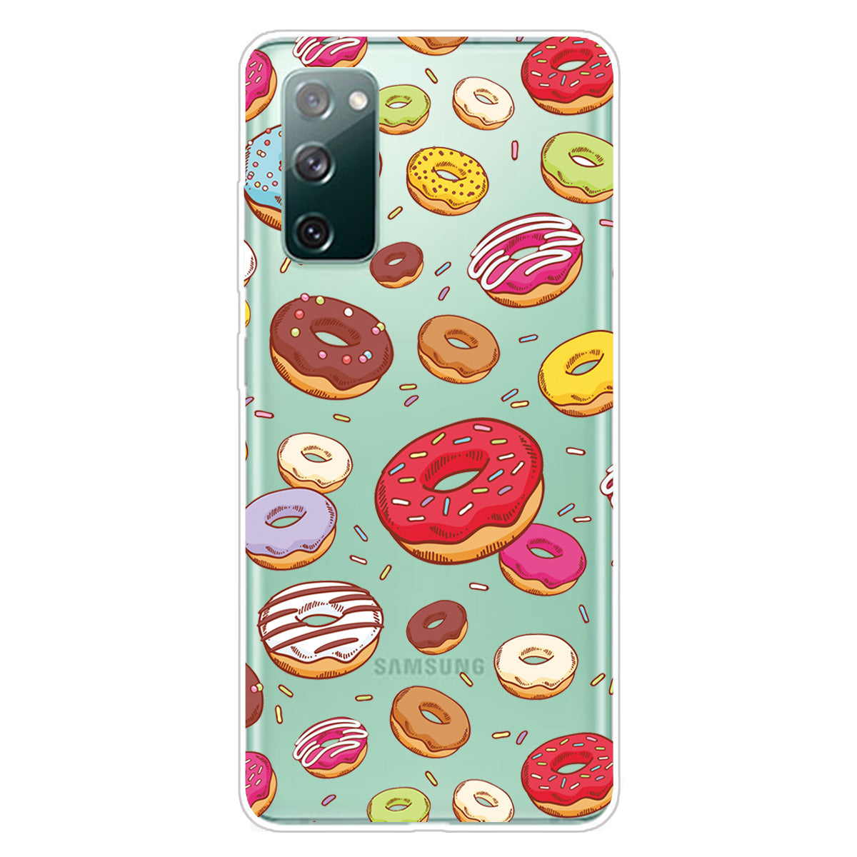 Printing Skin IMD TPU Cover for Samsung Galaxy S20 FE 4G/5G/S20 Lite/S20 FE 2022 - Doughnut