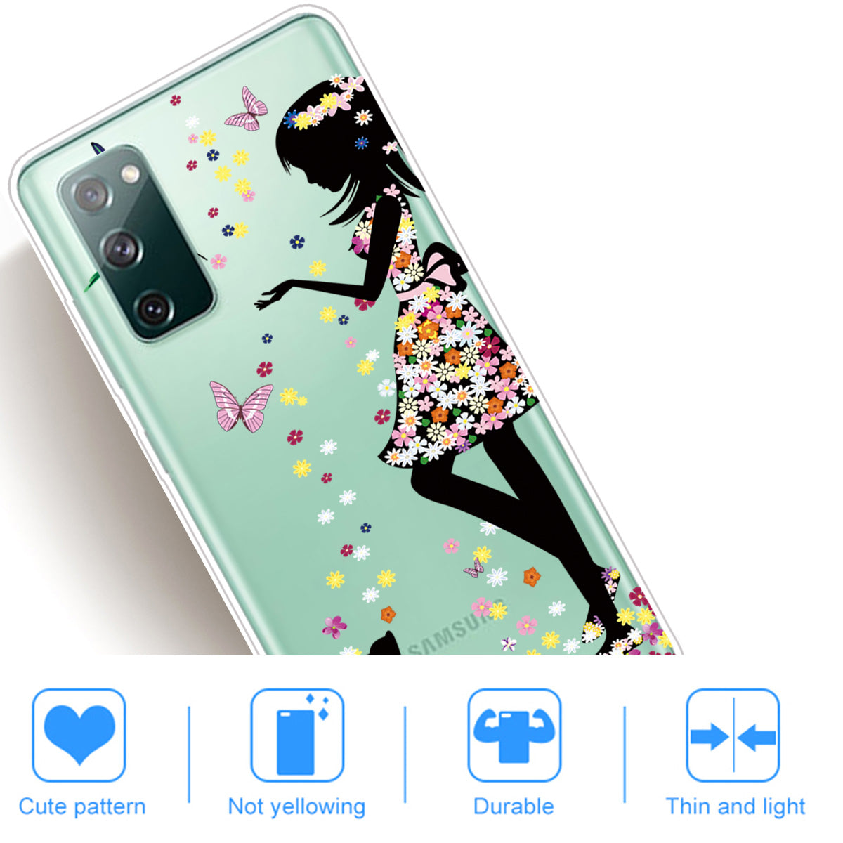 Printing Skin IMD TPU Cover for Samsung Galaxy S20 FE 4G/5G/S20 Lite/S20 FE 2022 - Beauty