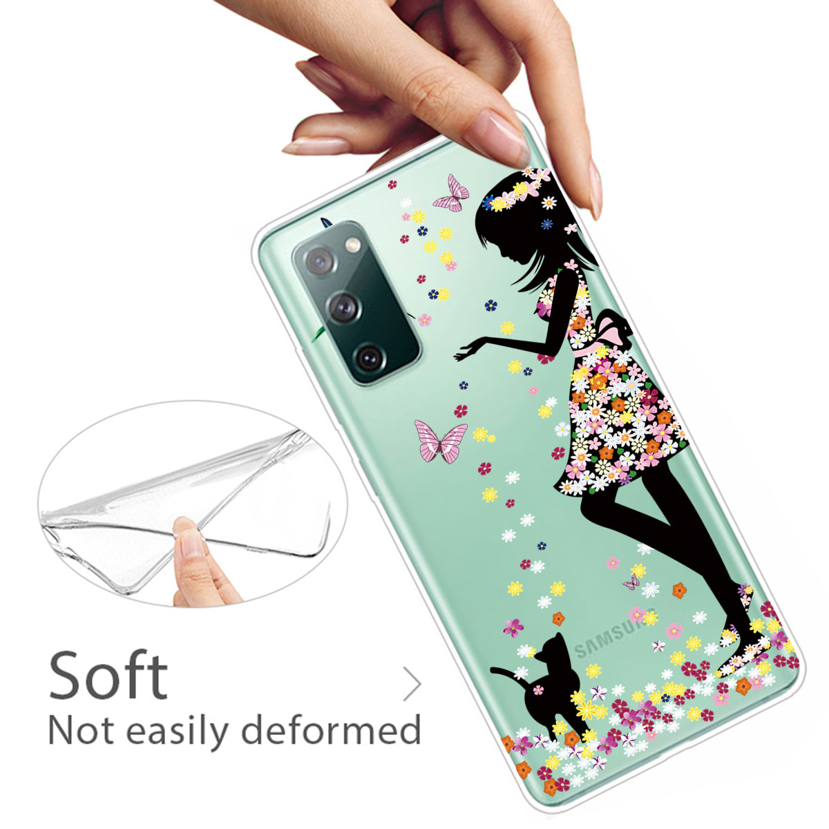 Printing Skin IMD TPU Cover for Samsung Galaxy S20 FE 4G/5G/S20 Lite/S20 FE 2022 - Beauty