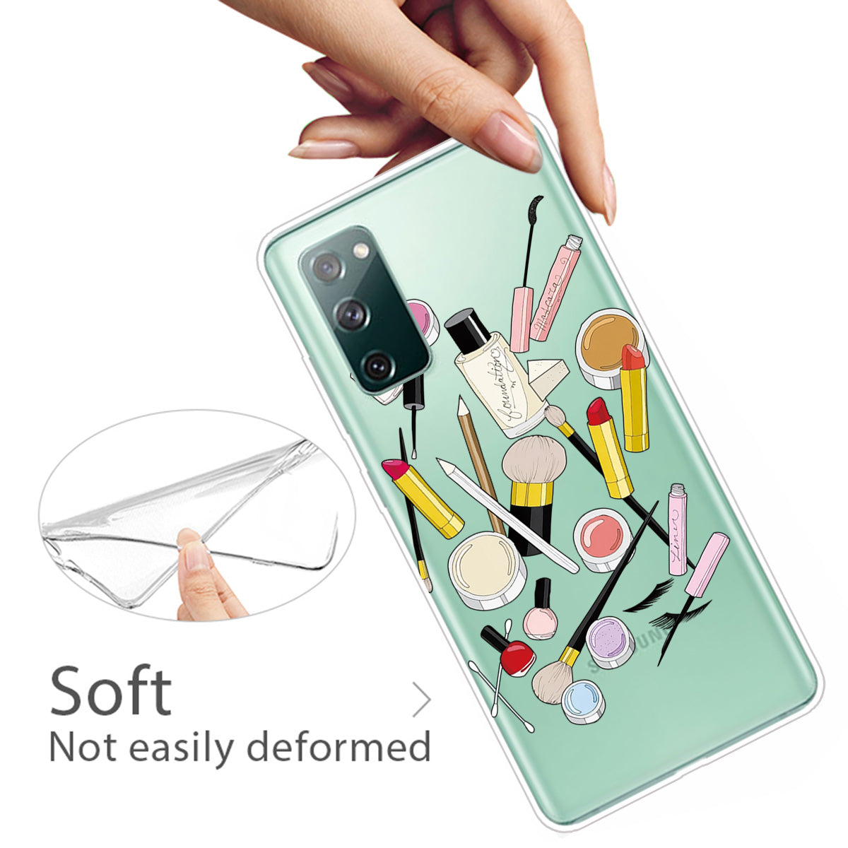 Printing Skin IMD TPU Cover for Samsung Galaxy S20 FE 4G/5G/S20 Lite/S20 FE 2022 - Cosmetics