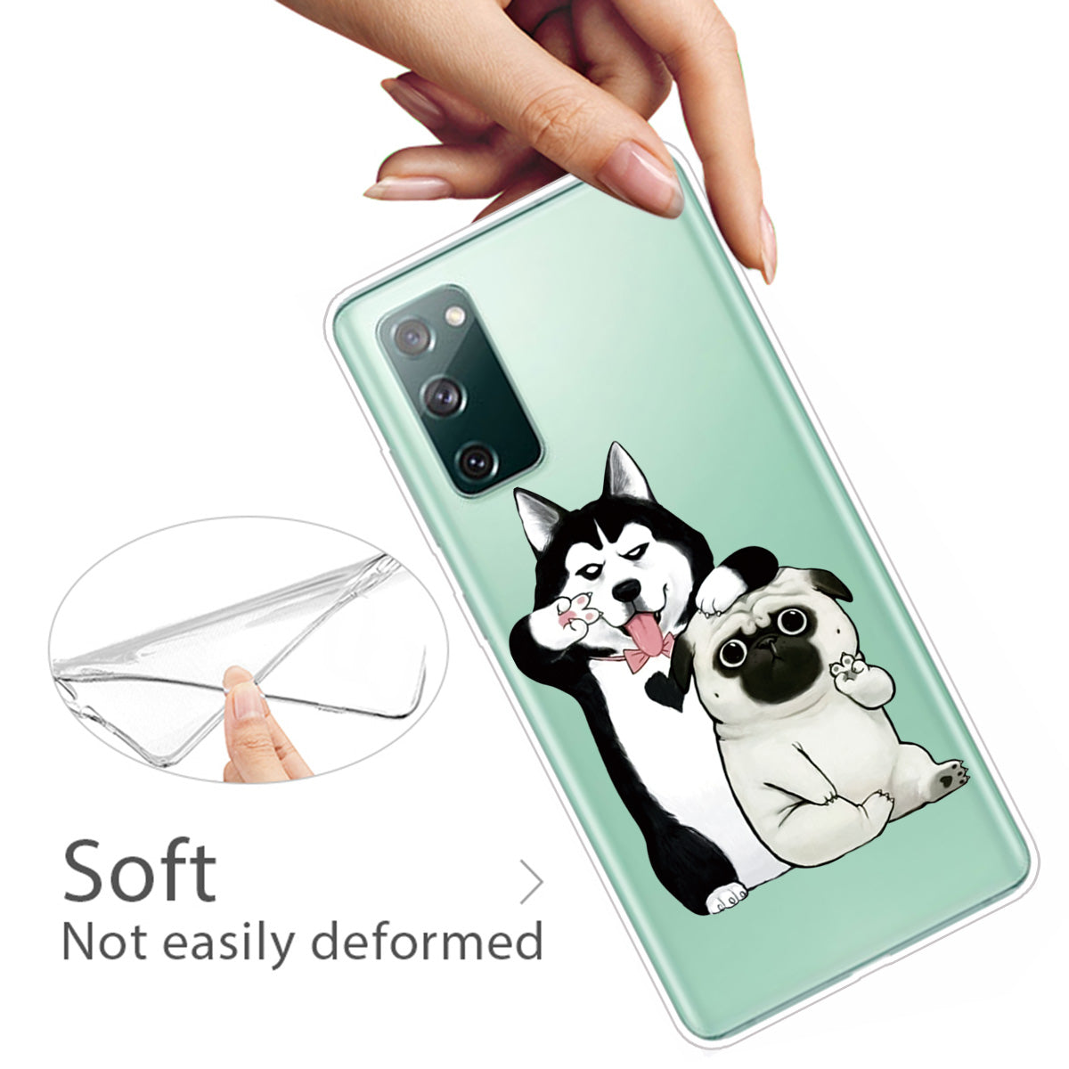 For Samsung Galaxy S20 FE 4G/5G/S20 Lite/S20 FE 2022 Phone Case Pattern Printed IMD TPU Phone Protector - Lovely Dog