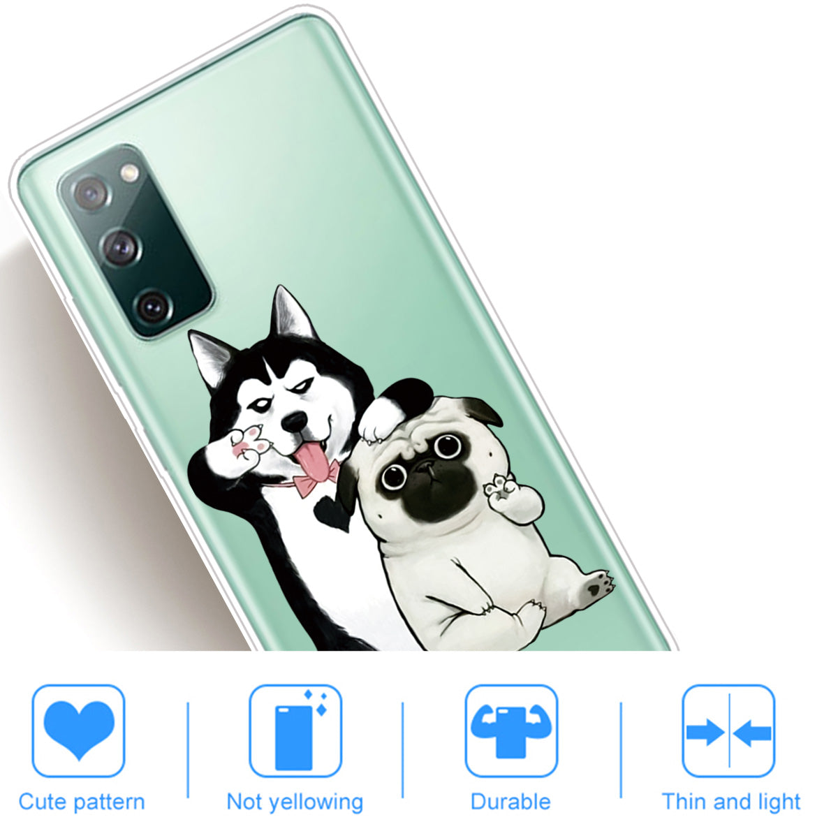 For Samsung Galaxy S20 FE 4G/5G/S20 Lite/S20 FE 2022 Phone Case Pattern Printed IMD TPU Phone Protector - Lovely Dog