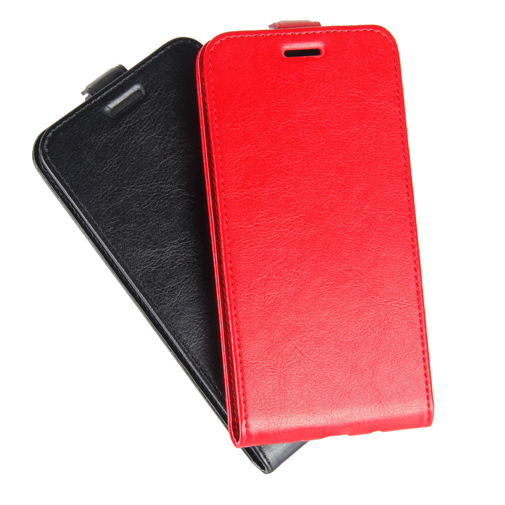 Crazy Horse Leather Vertical Flip Cover for Samsung Galaxy S20 FE 4G/FE 5G/S20 Lite/S20 FE 2022 - Red