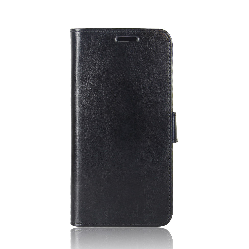 Crazy Horse Surface with Wallet Leather Cover for Samsung Galaxy S20 FE/S20 Fan Edition/S20 FE 5G/S20 Fan Edition 5G - Black