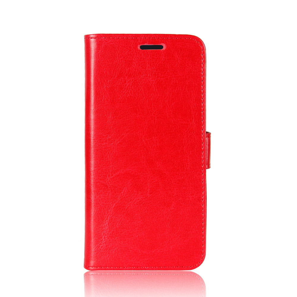 Crazy Horse Surface with Wallet Leather Cover for Samsung Galaxy S20 FE/S20 Fan Edition/S20 FE 5G/S20 Fan Edition 5G - Red