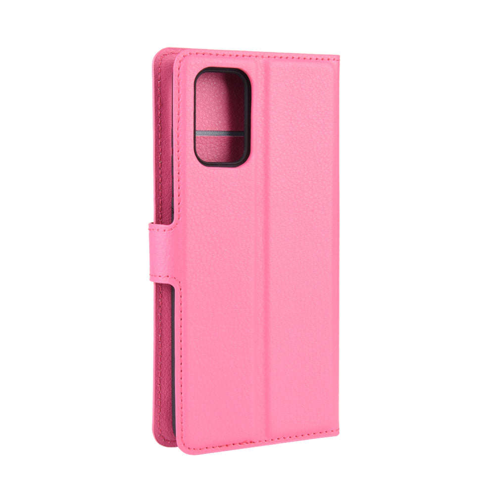 Magnetic Leather Litchi Skin Case for Samsung Galaxy S20 FE 4G/FE 5G/S20 Lite/S20 FE 2022 - Rose