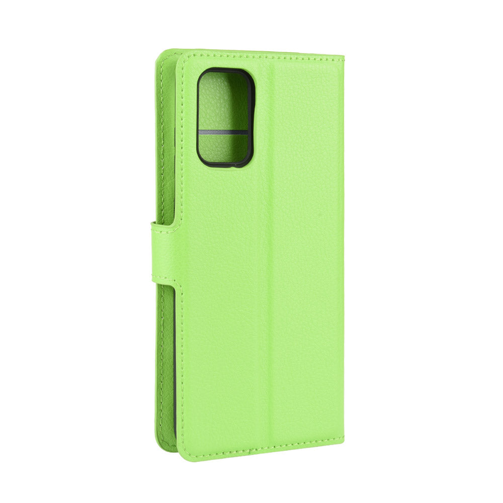 Magnetic Leather Litchi Skin Case for Samsung Galaxy S20 FE 4G/FE 5G/S20 Lite/S20 FE 2022 - Green